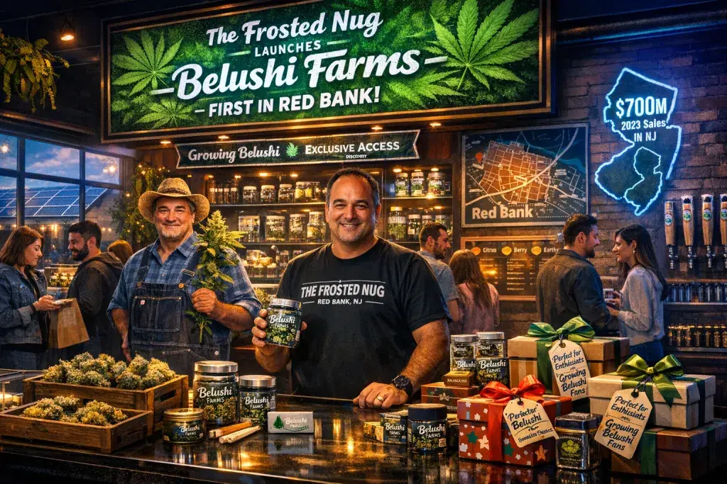 The Frosted Nug Launches Belushi Farms, Elevating Red Bank’s Craft Cannabis Scene