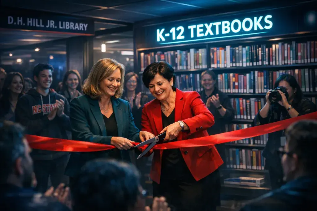 NC State College of Education Unveils Temporary Library Home for K-12 Textbooks