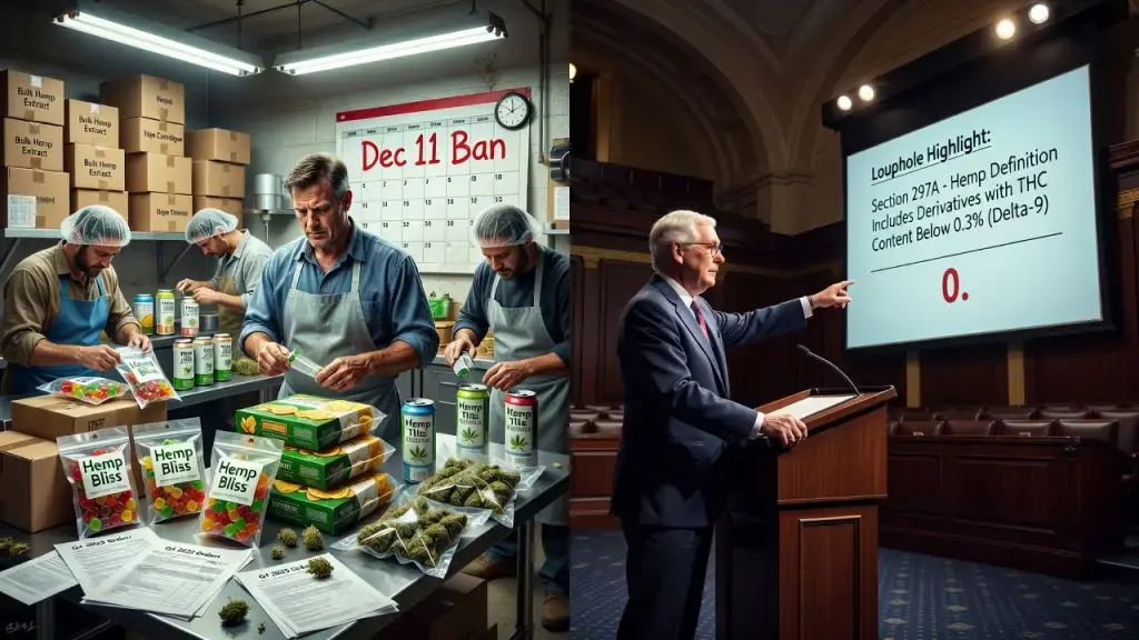 Hemp THC Industry Races Congress's Clock Toward December Deadline