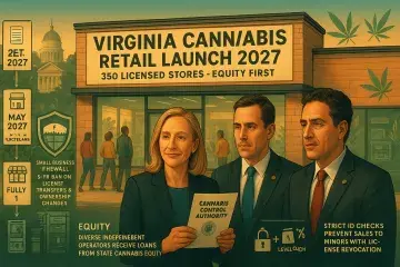 Virginia Strikes Retail Cannabis Deal, Setting July 2027 Launch With License Caps and Equity Protections